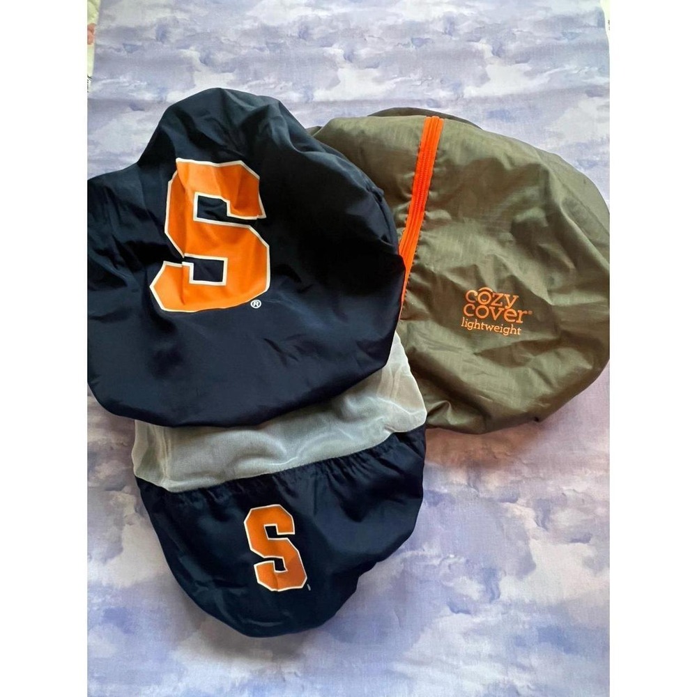 Cozy Cover Syracuse University Infant Car Seat Cover Combo Pack Sun Bug Mesh 2pc